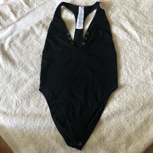 NWT Forever 21 Black Bodysuit size xs/s